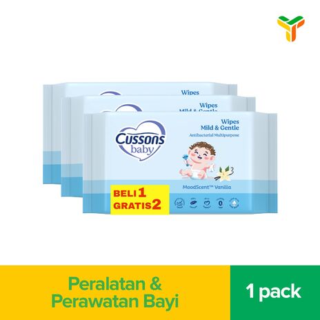 CUSSONS BABY WIPES MILD GENTLE 45S TRIPACK