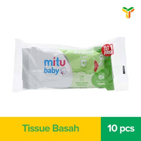 MITU BABY WIPES ANTISEPTIC 10S BANDED_1C24P