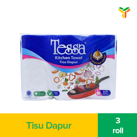 TESSA KITCHEN TOWEL TTP001 3ROLL