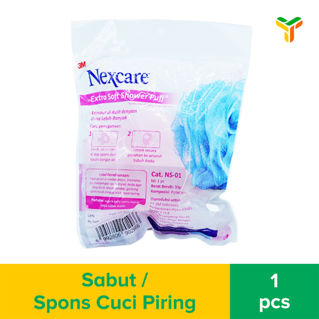 NEXCARE EXTRA SOFT SHOWER PUFF NS 01