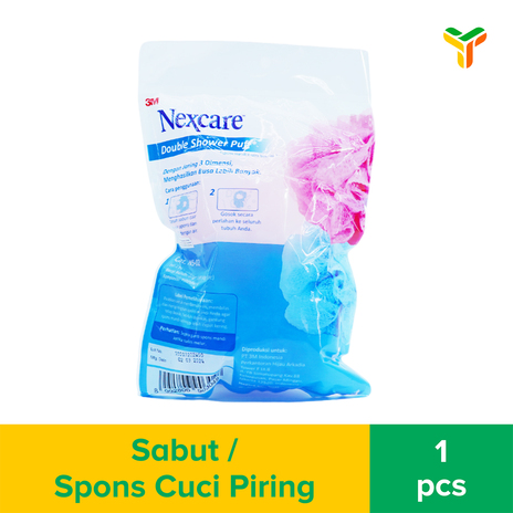 NEXCARE BODY SPONGE DOUBLE SHOWER PUFF NS02