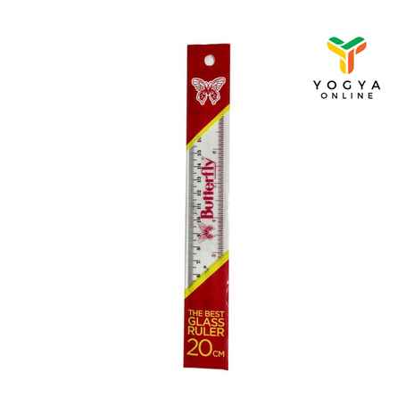 BUTTERFLY RULER 20 CM R0913 1PAK12P