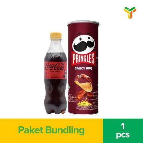 PRINGLES BUNDLING DENGAN COCACOLA ZERO 390ML HARGA SPECIAL RP 27950 
