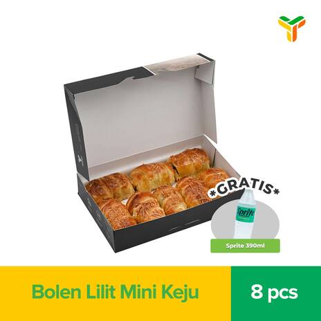 YB BOLEN LILIT MINI KEJU ISI 8 FREE SPRITE ZERO SUGAR PET 390 ML
