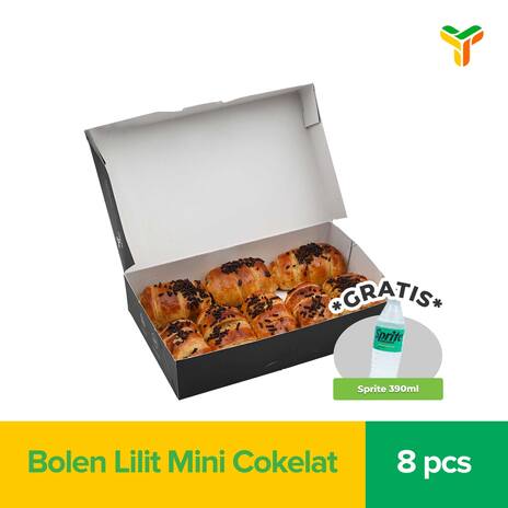 YB BOLEN LILIT MINI COKLAT ISI 8 FREE SPRITE ZERO SUGAR PET 390 ML