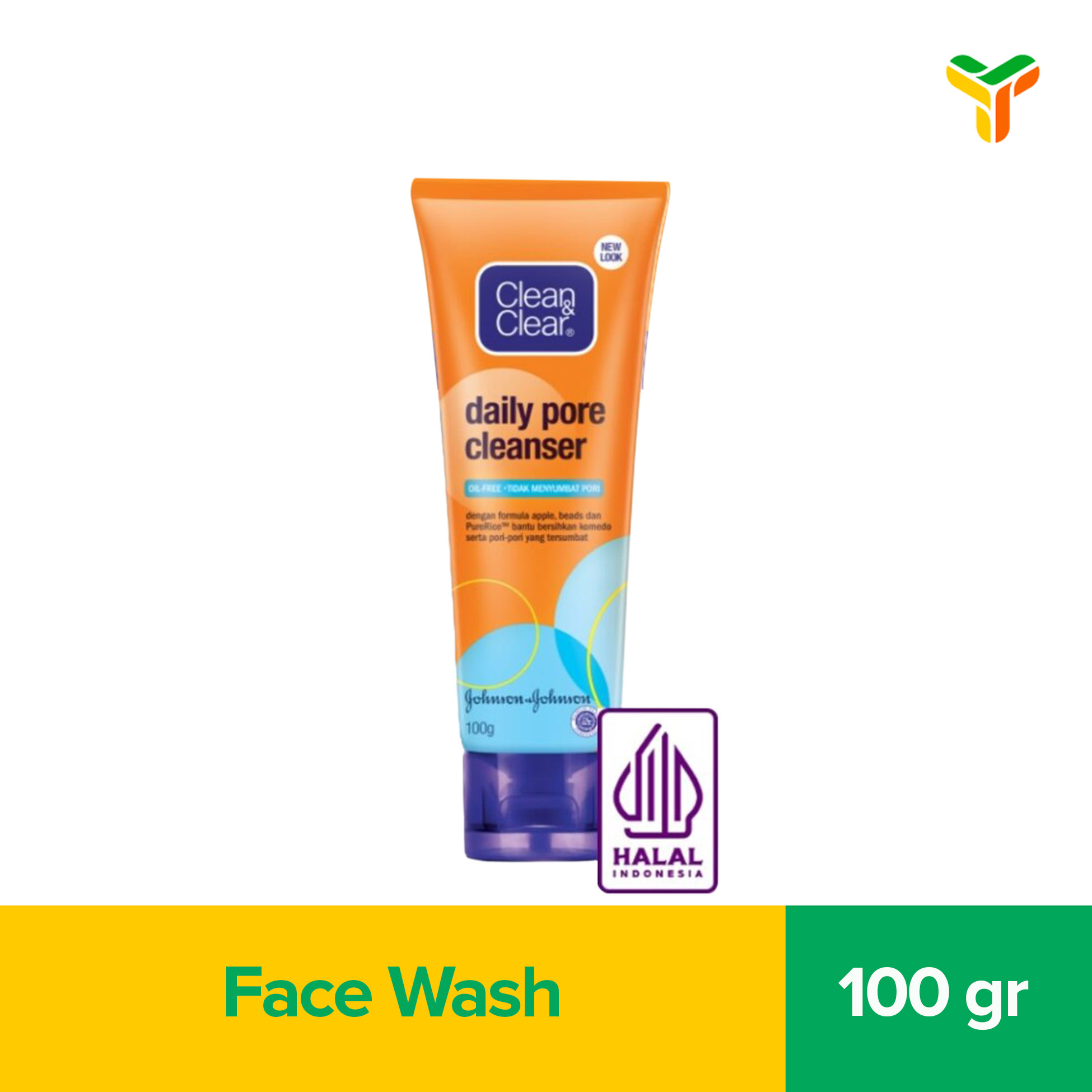 CLEAN CLEAR FACIAL FOAM DAILY PORE 100G - YOGYA Online